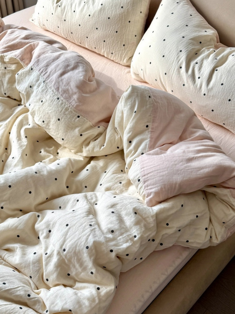 Polka Dot Duvet Cover Set