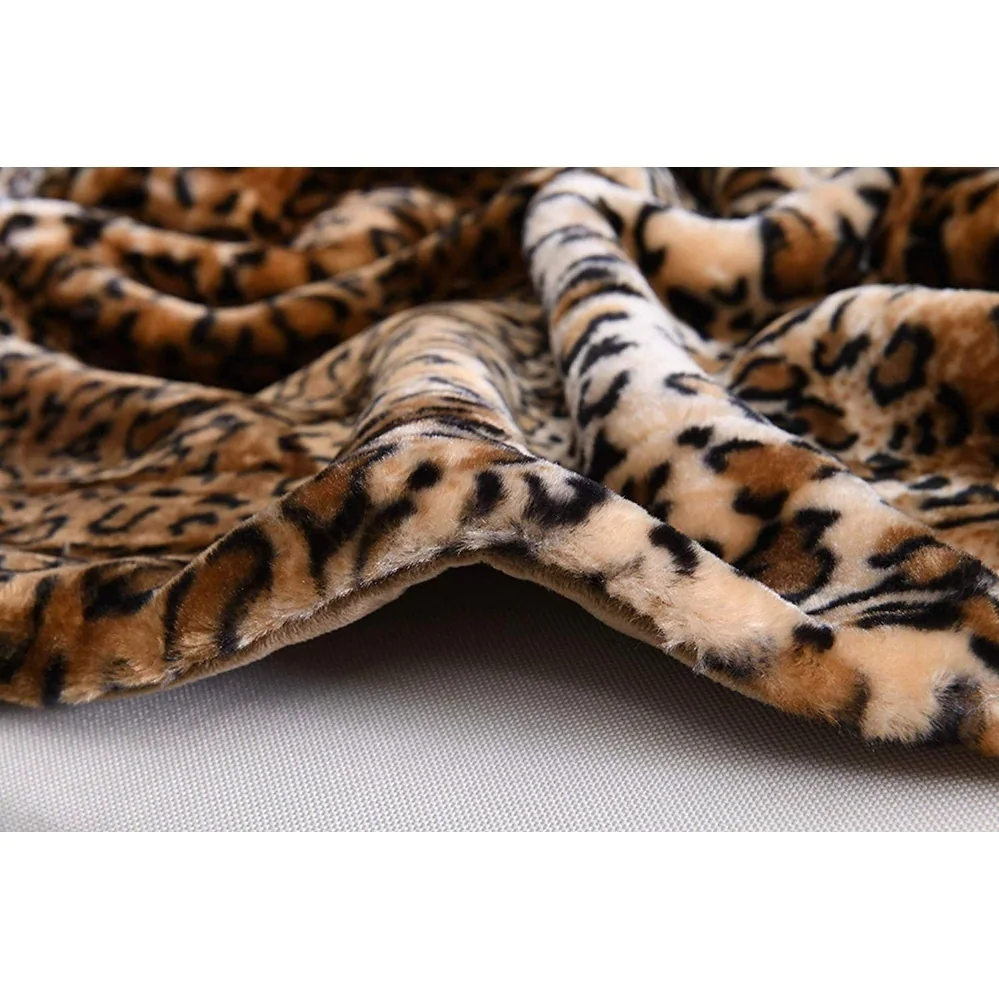 Leopard Print Throw Blanket