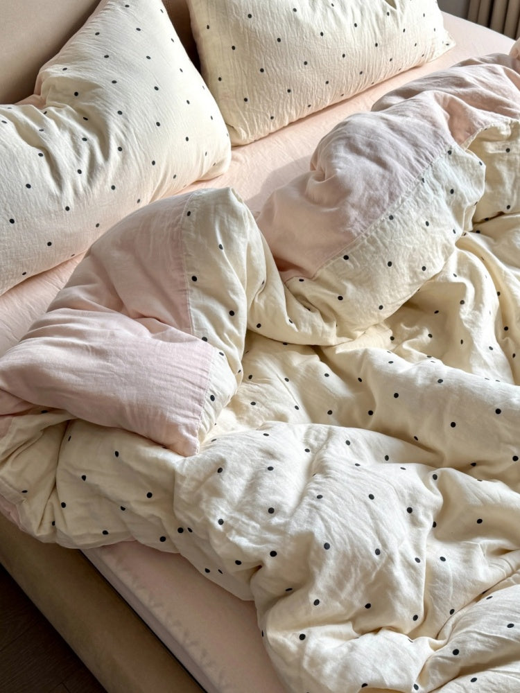 Polka Dot Duvet Cover Set