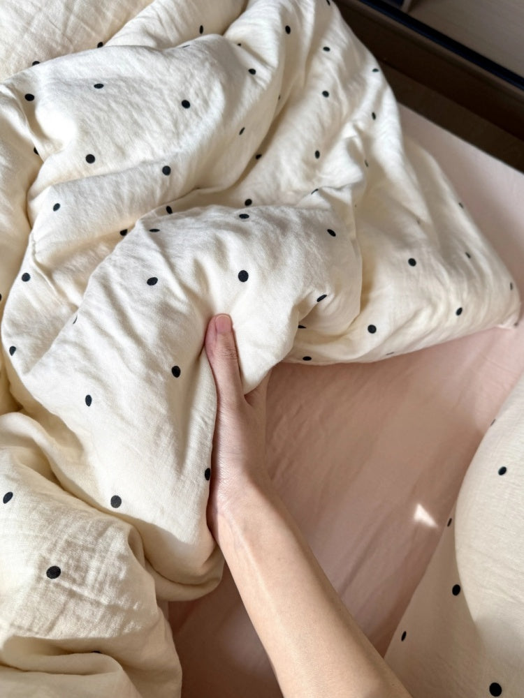 Polka Dot Duvet Cover Set