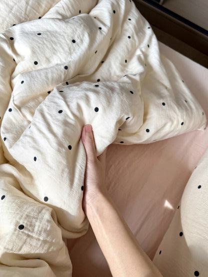 Polka Dot Duvet Cover Set