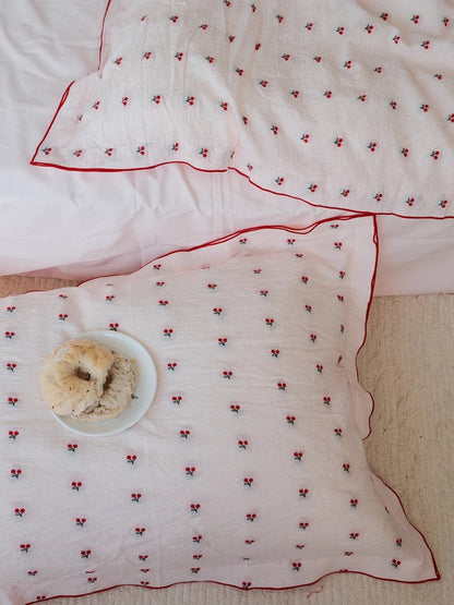 Cherry Jacquard Bedding Set