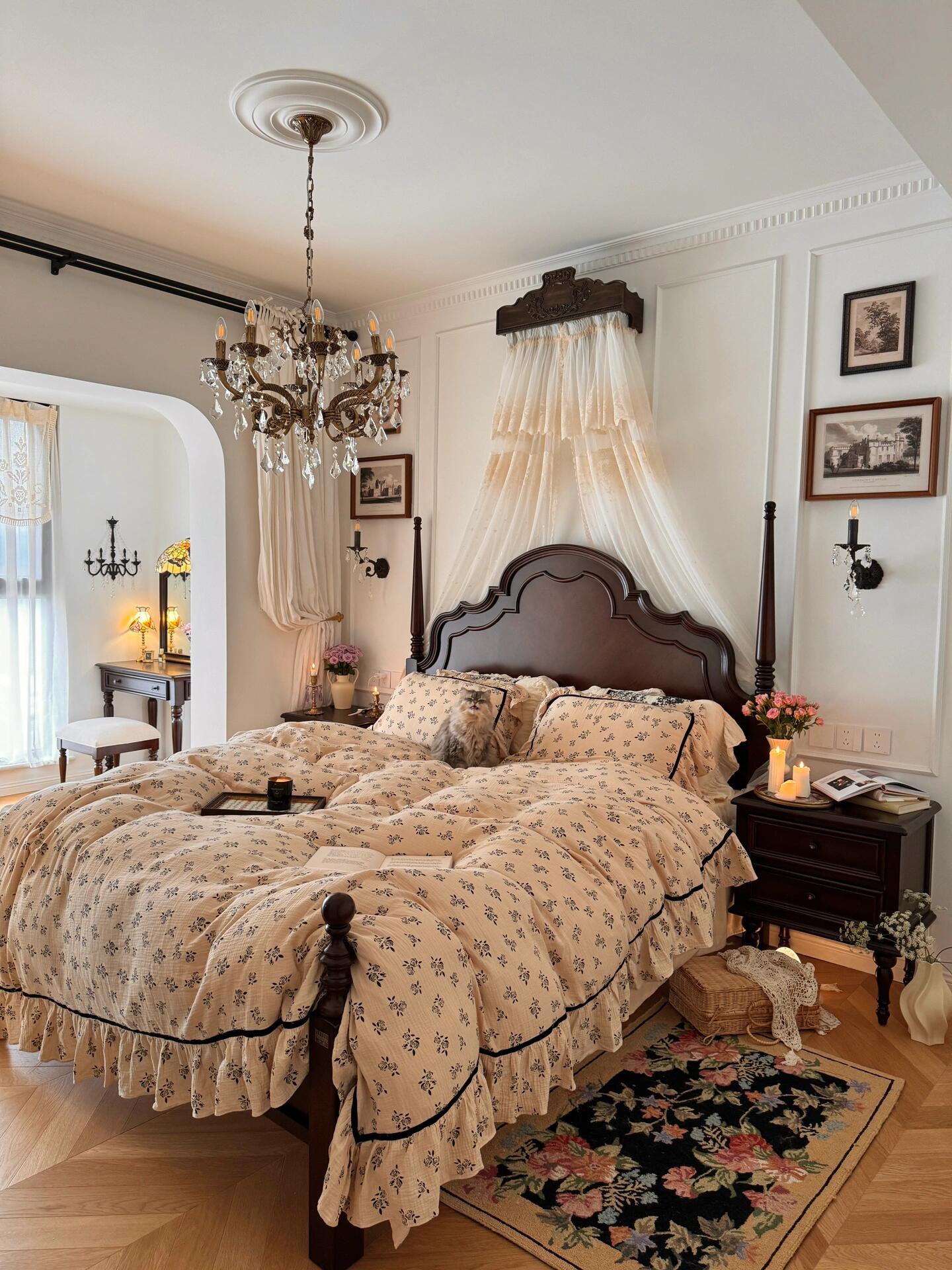 French Retro Bedding Set